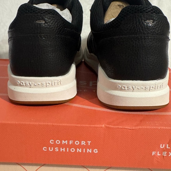 Black Leather Men's Sneakers 7.5 - Picture 4 of 6